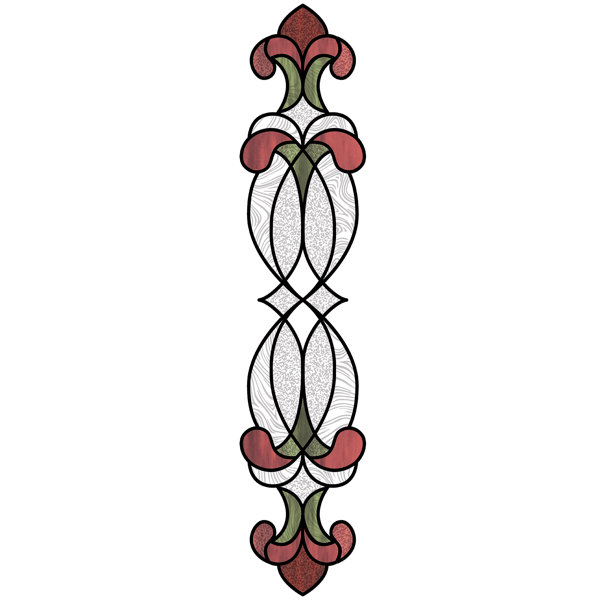 Fleur De Lis Living Stained Glass Window Decal & Reviews Wayfair
